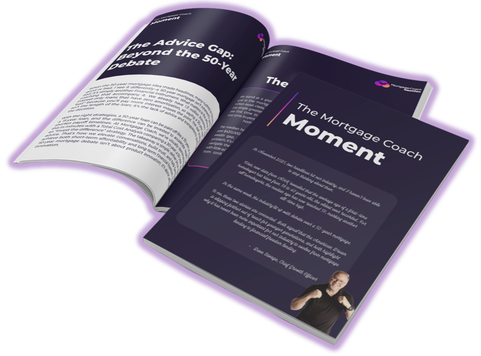 The Mortgage Coach Momentum Booklet Mockup Transparent